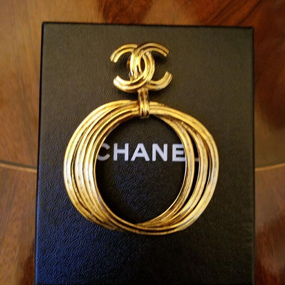 Chanel Hoop Earrings XL